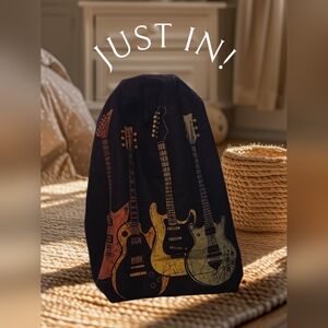 Guitar Print Colorful Hat